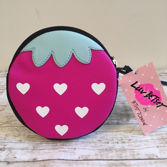 Betsey Johnson Handbags - Luv Betsey by Betsey Johnson Strawberry Wristlet